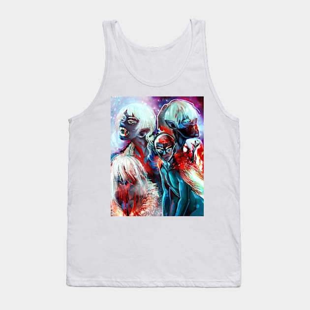 Polar bear demon deity Tank Top by Angsty-angst